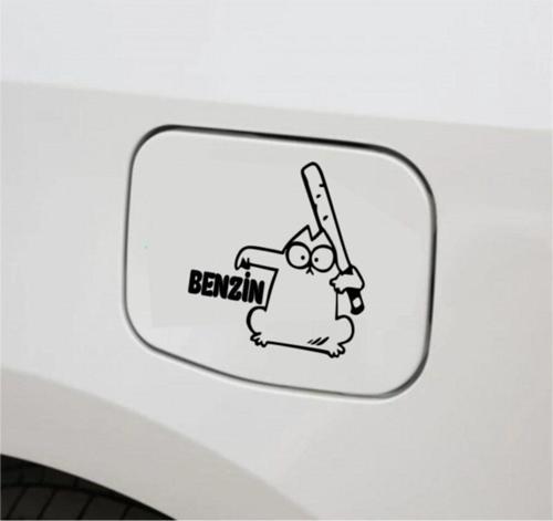 Araba Depo Kapağı Sticker benzin Oto Sticker 2 Adet