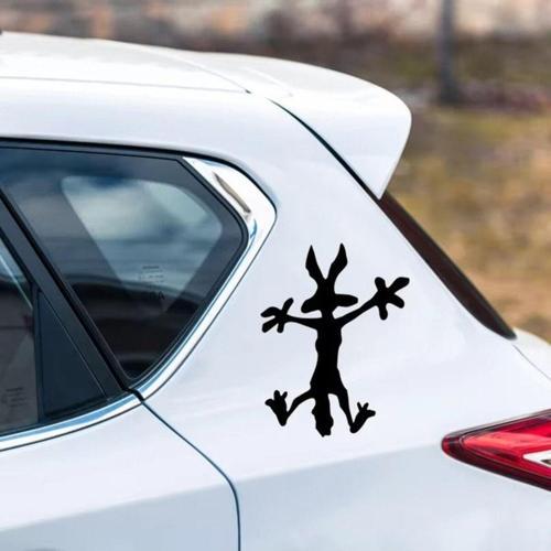 Araba komik Etiket Yapıştırma Siyah Renk 2 Adet 20 cm