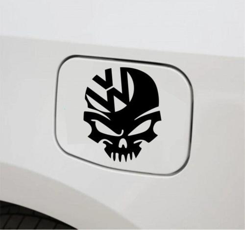 Araba Depo Kapağı Sticker Volkwagen Kuru Kafa Oto Sticker 2 Adet
