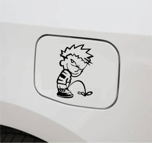 Araba Depo Kapağı Sticker yaramaz çocuk Oto Sticker 2 Adet