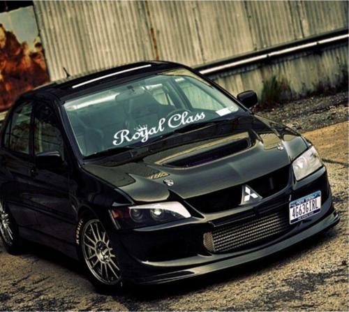 Araba Ön Cam Oto Sticker Yapıştırma Royal Class  50CM