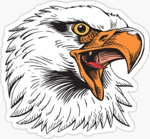 Araba Için Kartal Oto Sticker Yapıştırması Etiket 17cm Aa7