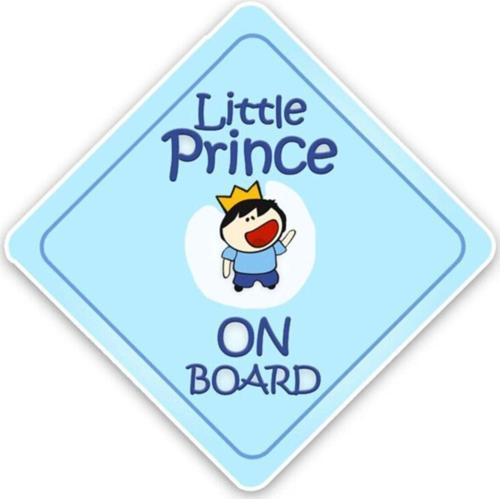 Arabada Prens Var Arabada Bebek Var Sticker Etiket 18cm
