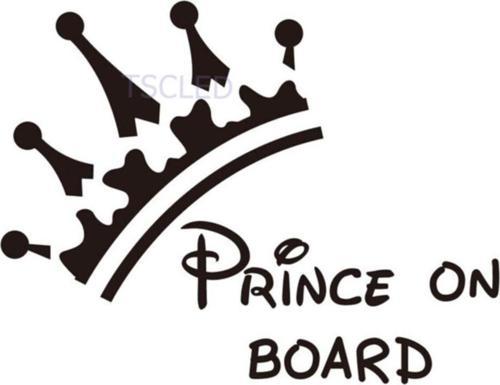 Arabada Prens Var Sevimli Çıkartma Sticker