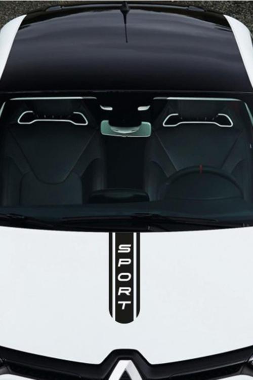 Araba Sport Ön Kaput Sticker Yapıştırma