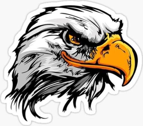 Araba Için Kartal Oto Sticker Yapıştırması Etiket 17cm E2
