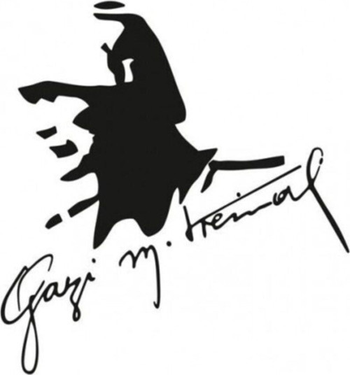 Atatürk Araba Sticker Yapıştırma
