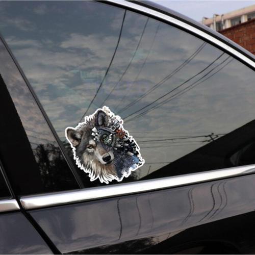 Araba Sticker Mekanik Kurt Sticker Yapıştırması