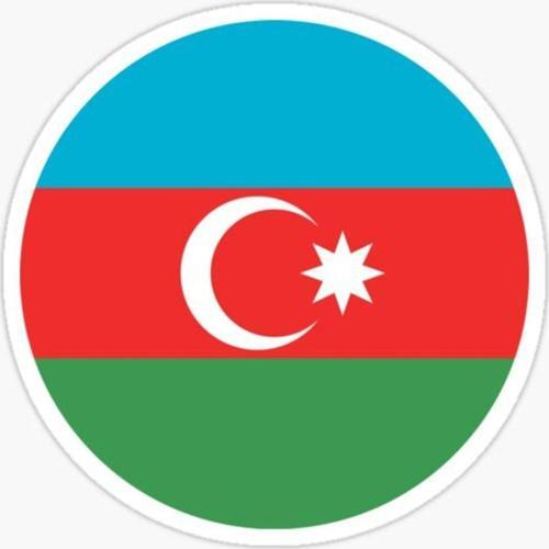 Azerbaycan Azerbaijan 18 Cm Araba Arka Cam Sticker MD11