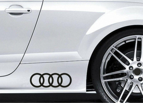 Audi 1 Yapıştırma Marşpiyel Yazısı Sticker 2 Adet