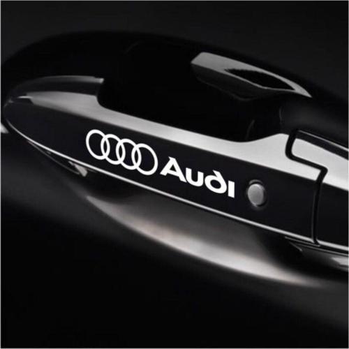 Audi 3 Araba Kapı Kolu Araç Sticker Yapıştırma 8 Adet
