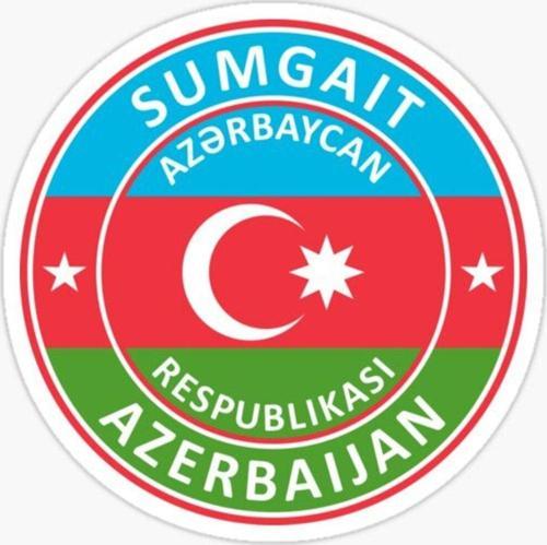 Azerbaycan Azerbaijan Sumgait17 Cm Araba Sticker Etiket