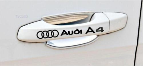 Audi A4 Kapı Kolu Ve Jant Sticker Seti 8 Adet