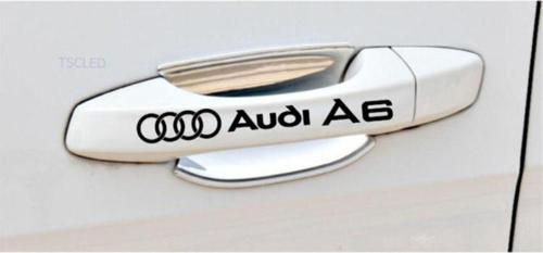 Audi A6 Kapı Kolu Ve Jant Sticker Seti 8 Adet