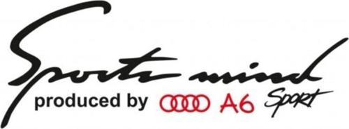Audi A6 Mind Sport Far Üstü Oto Sticker Kaput Yapıştırma