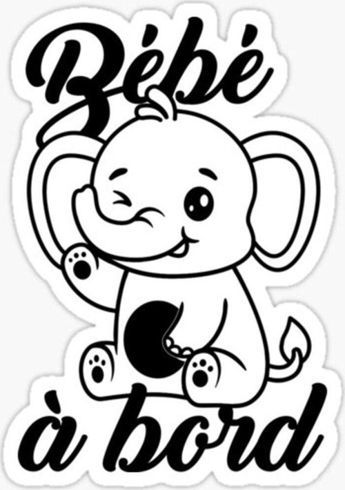 Baby On Board Arabada bebek var Oto Sticker Etiket 19CM md1
