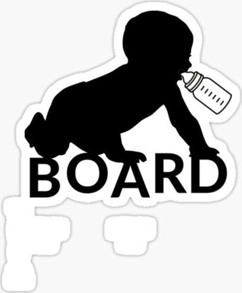 Baby On Board Arabada bebek var Oto Sticker Etiket 19CM md18
