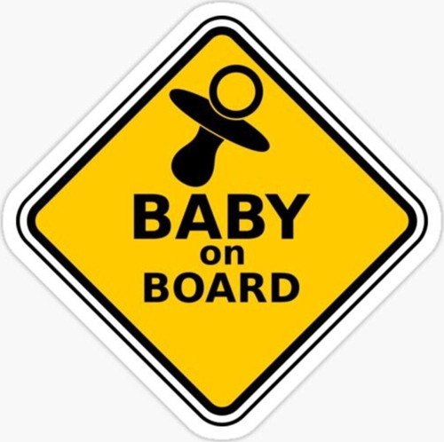 Baby On Board Arabada bebek var Oto Sticker Etiket 19CM md19