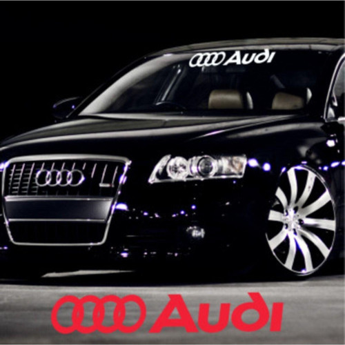 Audi Ön Cam Araba Sticker Yapıştırma 30CM EN