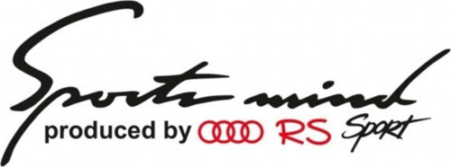 Audi RS Mind Sport Far Üstü Oto Sticker Kaput Yapıştırma