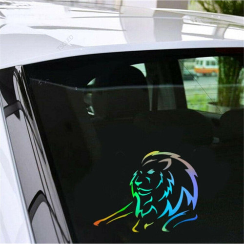 Aslan Araba Sticker Yapıştırması Arka Cam 1