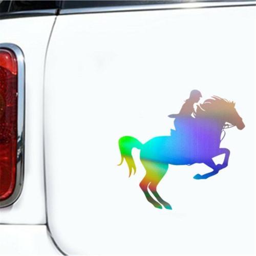 Binicilik At Araba Sticker Çıkartmaları 15cm