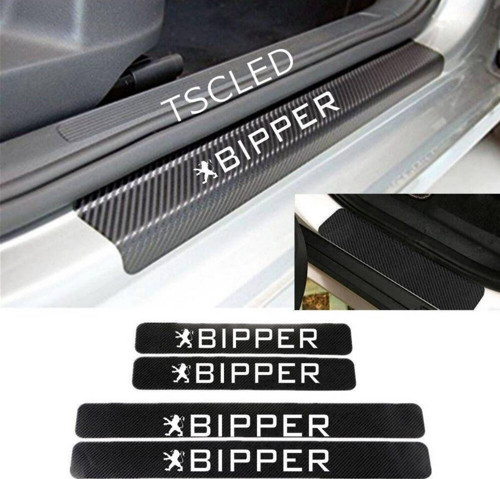 Bipper Karbon Kapı Eşiği Kaplama Sticker 4 lu Set zz181