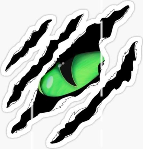 Canavar Pençe Araba Oto Sticker Yapıştırma 19 Cm B