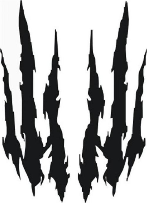 Canavar tırnak izi Sticker
