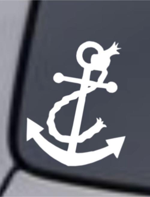 Çapa Gemici Sticker 15 Cm 2 Adet