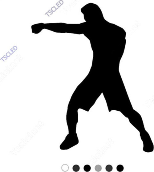 Boksçu Adam Sticker 15cm