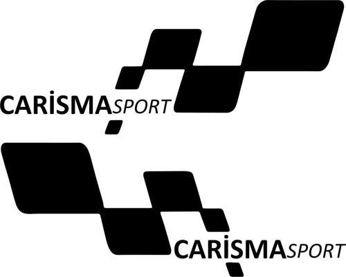 carisma sport Etiket Yapıştırma 30cmx11cm MMD174