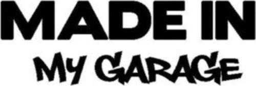 BENIM GARAJ Made in My GARAGE Oto Sticker Yapıştırma