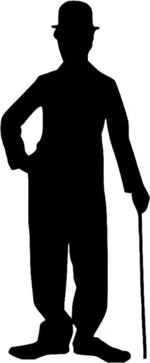 Charli Chaplin Sticker 17cm