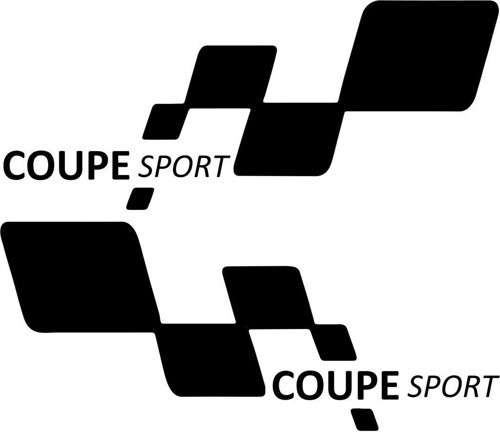 coupe sport Etiket Yapıştırma 30cmx11cm MMD187
