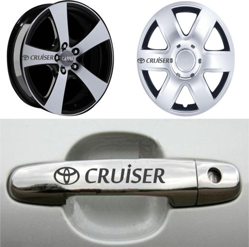 Cruiser Kapı Kolu Jant Sticker (10 Adet) Etiket Yapıştırma Z58