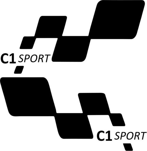 c1 sport Etiket Yapıştırma 30cmx11cm MMD167