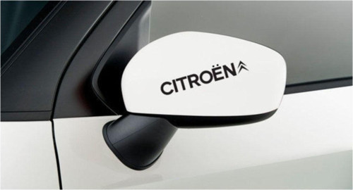 Citroen Oto Araba Yan Aynalar Için 2 Adet Sticker Set