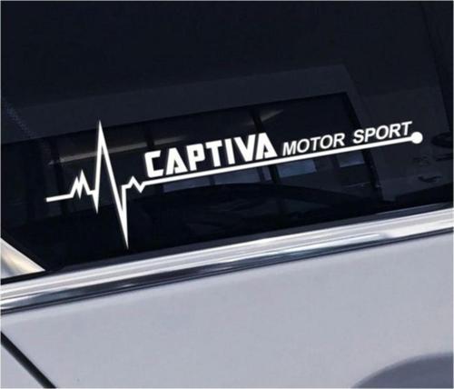 Chevrolet Captiva Yan Cam Sticker Oto Kapı Aksesuar 20cmx7cm