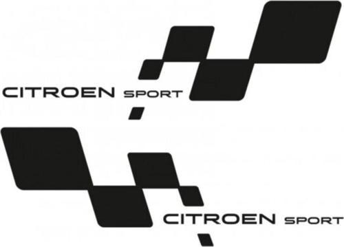 Citroen Sport Yan Kapı için Çamurluk Sticker 2 Adet Sağ Sol
