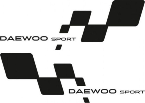 Daewoo Sport Yan Kapı için Çamurluk Sticker 2 Adet Sağ Sol