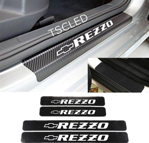 Chevrolet Rezzo Karbon Kapı Eşiği Kaplama Sticker 4 lu Set zz13