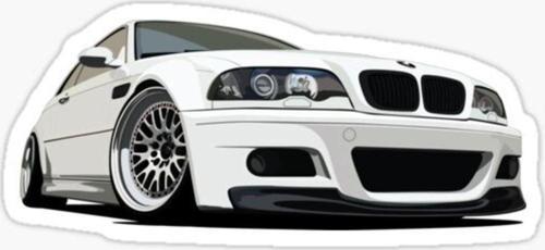 E46 M3 Cam Sticker Yapıştırma 16cm 2 Adet