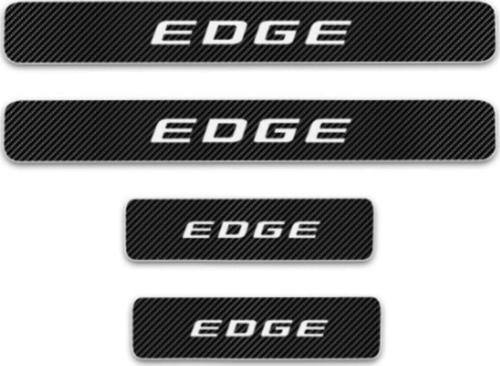 Edge Carbon Fiber Kapı Eşiği Yazısı Sticker Boya Koruma