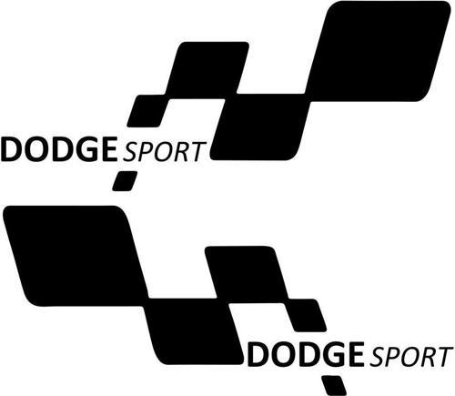 dodge sport Etiket Yapıştırma 30cmx11cm MMD193