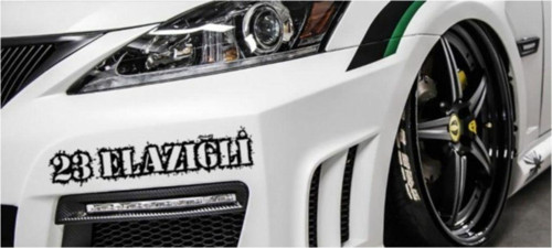 Elazığ 23 Plaka Araba Oto Sticker Yapıştırma 2 Adet