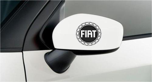 Fiat Oto Araba Yan Aynalar Için 2 Adet Sticker Set