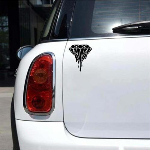 Elmas Araba stickeri siyah 16CM