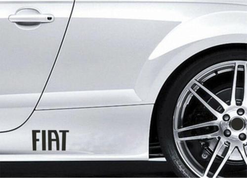 Fiat Yapıştırma Marşpiyel Yazısı Sticker 2 Adet