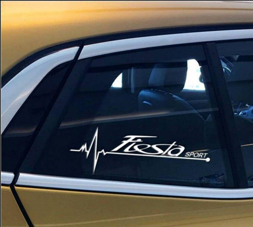 Fiesta Nabız Kalp atışı sticker 2 adet Sağ Sol kelebek cam
